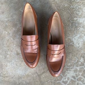 Barneys New York Leather Loafer